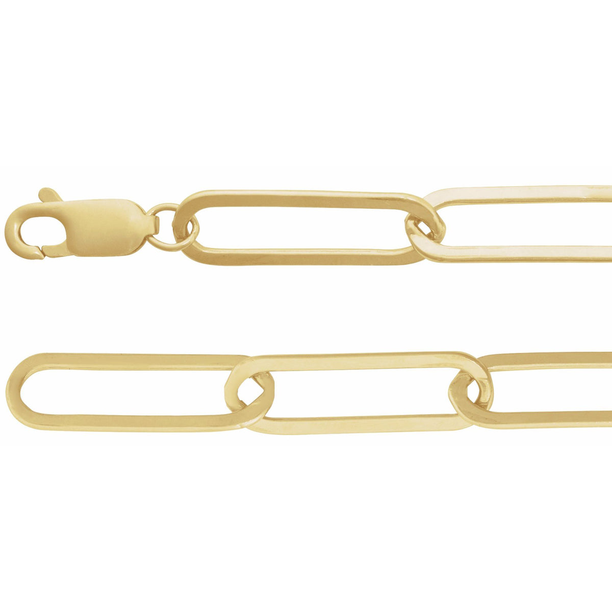 Paperclip-Style Chain 6.2mm