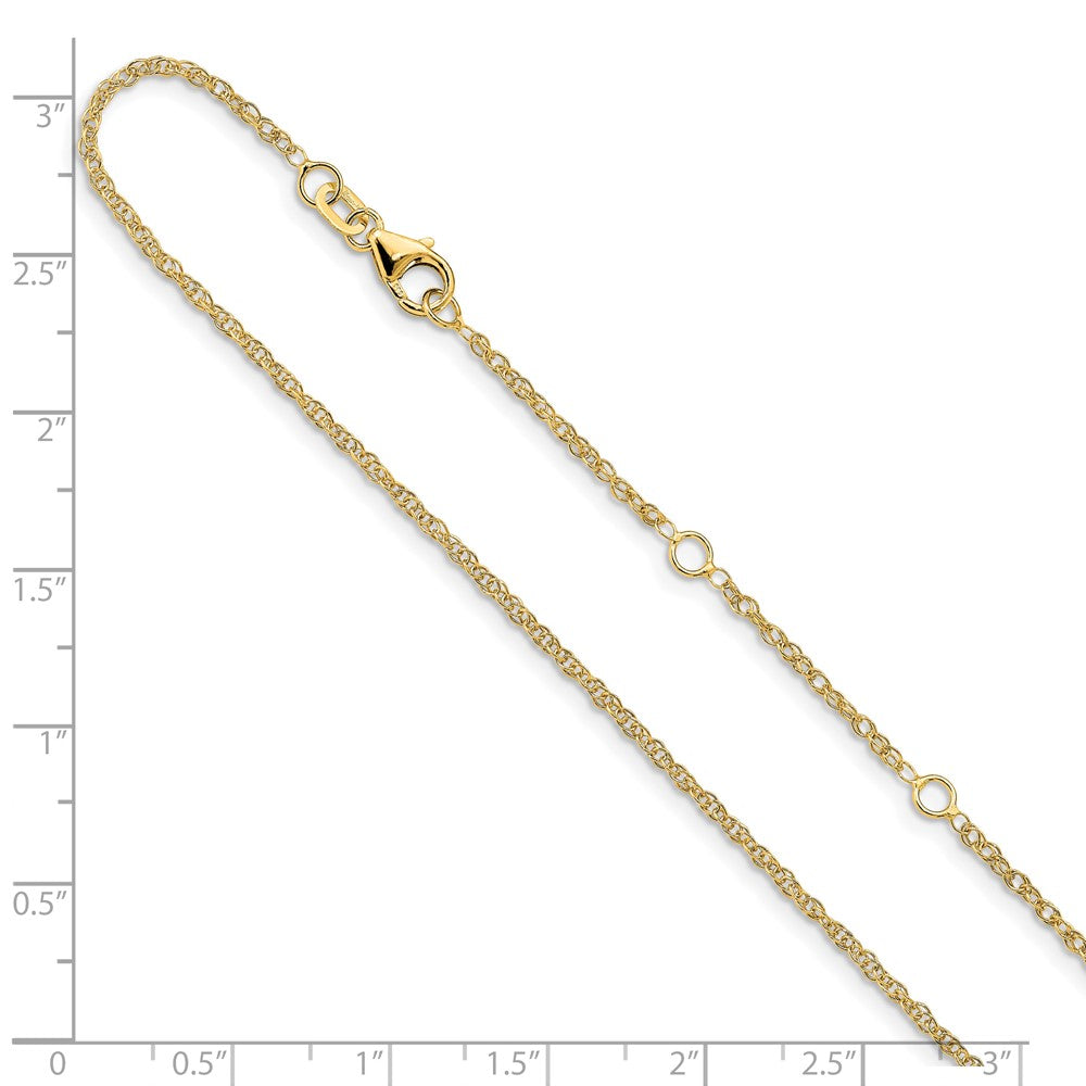 1.5mm D/C Loose Rope 1in+1in Adjustable Chain