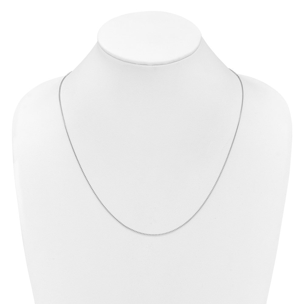 Adjustable 1.1mm Franco Chain - White Gold