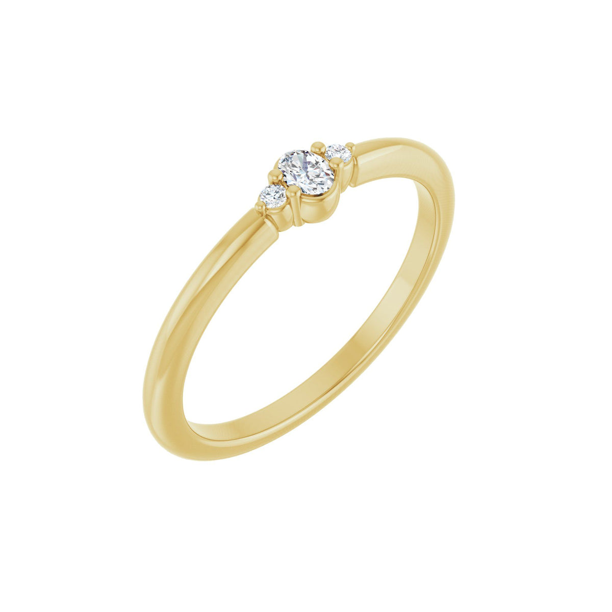 Natural Diamond Stackable Ring