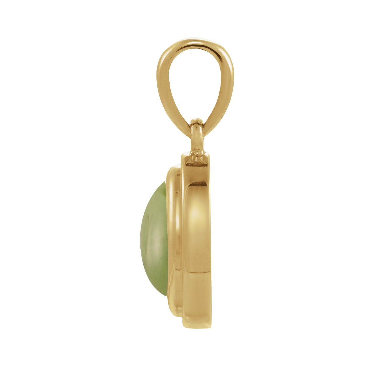Bezel-Set Cabochon Pendant