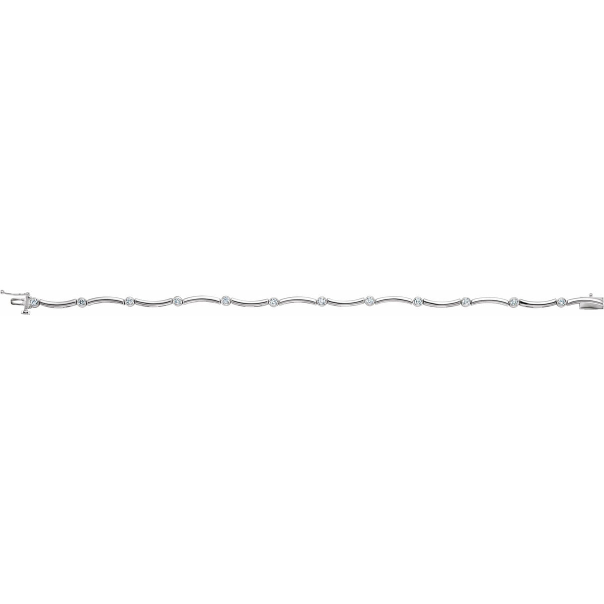 1/2 CTW Natural Diamond Line 7 1/4" Bracelet
