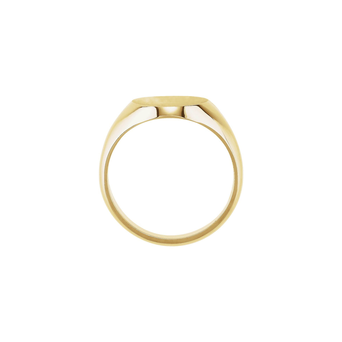Oval Signet Ring (12 x 10mm)