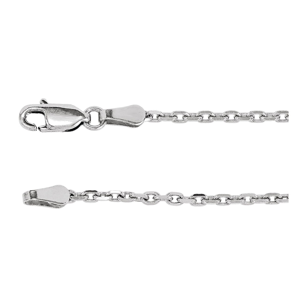 Diamond-Cut Cable Chain 2mm