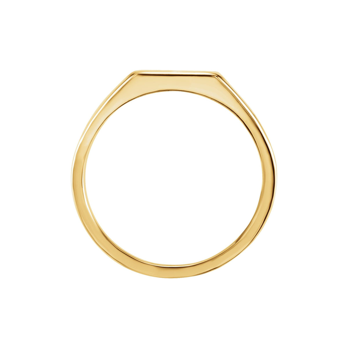 12x10 mm Rectangle Signet Ring