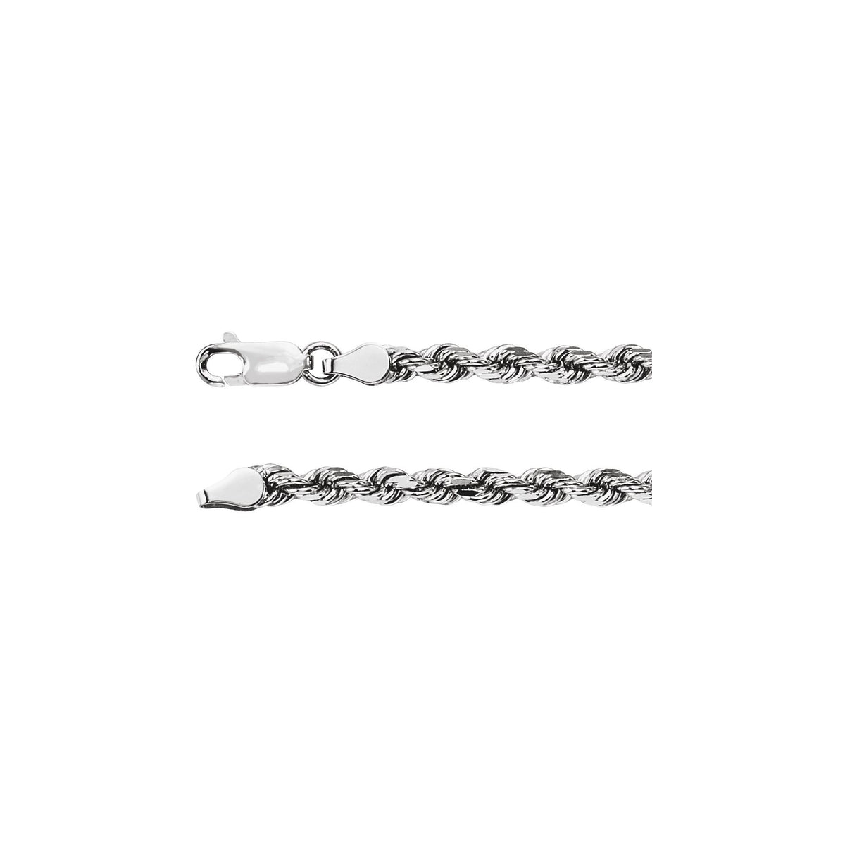Diamond-Cut Rope Chain 3.9mm