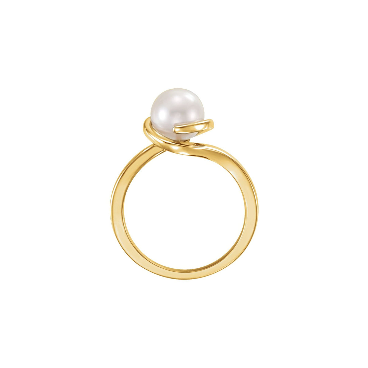 Cultured White Freshwater Pearl Ring
