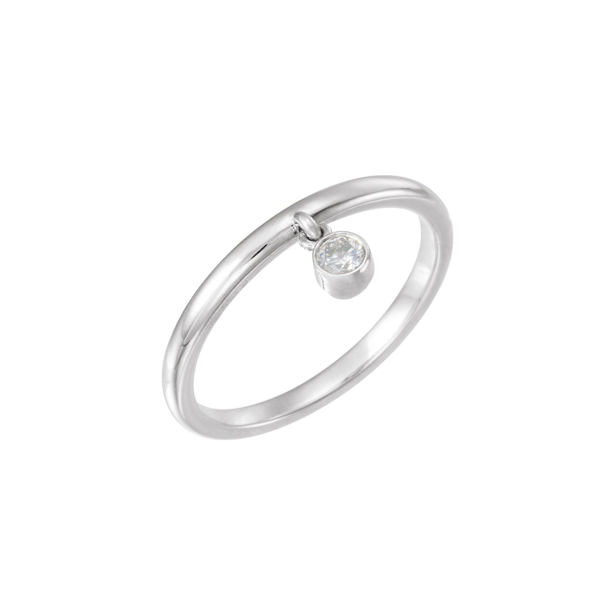 1/10 CT Natural Diamond Fringe Ring