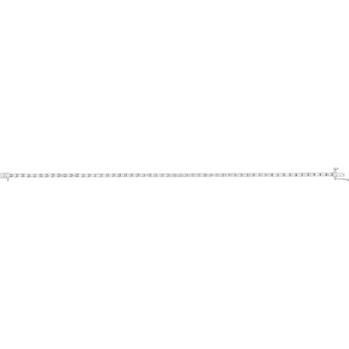 2 1/4 CTW Natural Diamond Line 7 1/4" Bracelet
