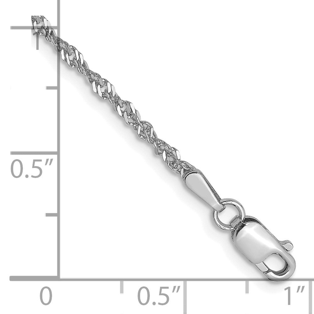 1.6mm Singapore Chain Anklet