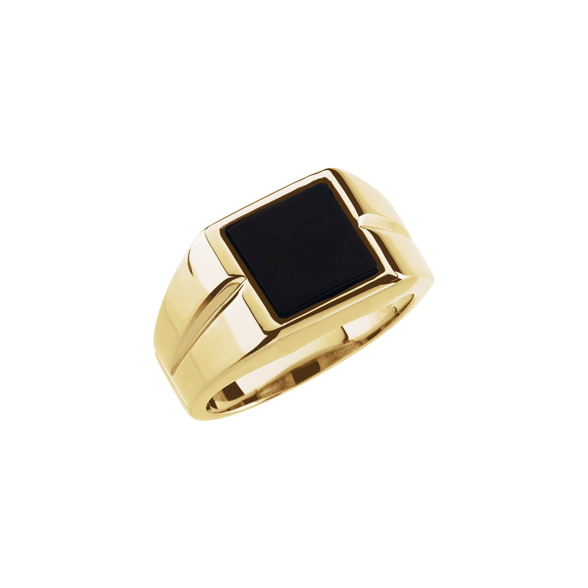 Natural Black Onyx Ring