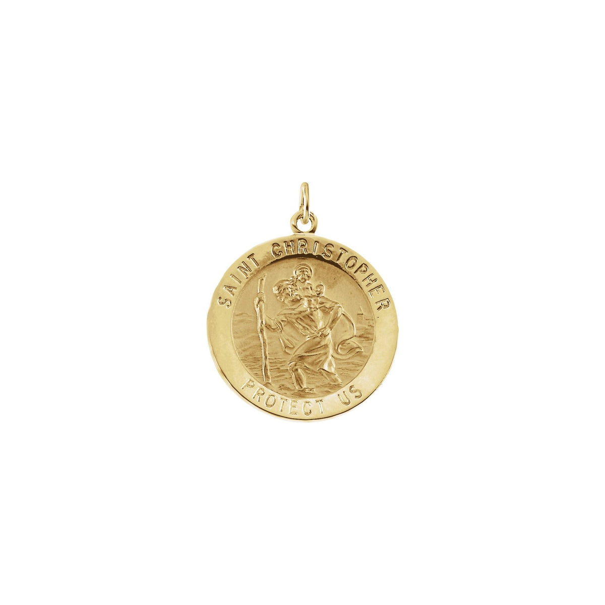 St. Christopher Medal Necklace or Pendant