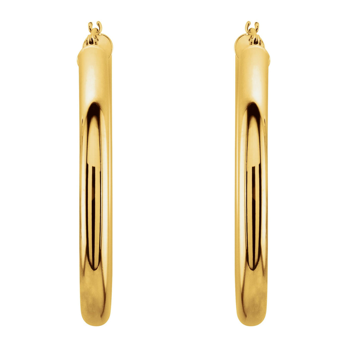 Tube Hoop Earrings
