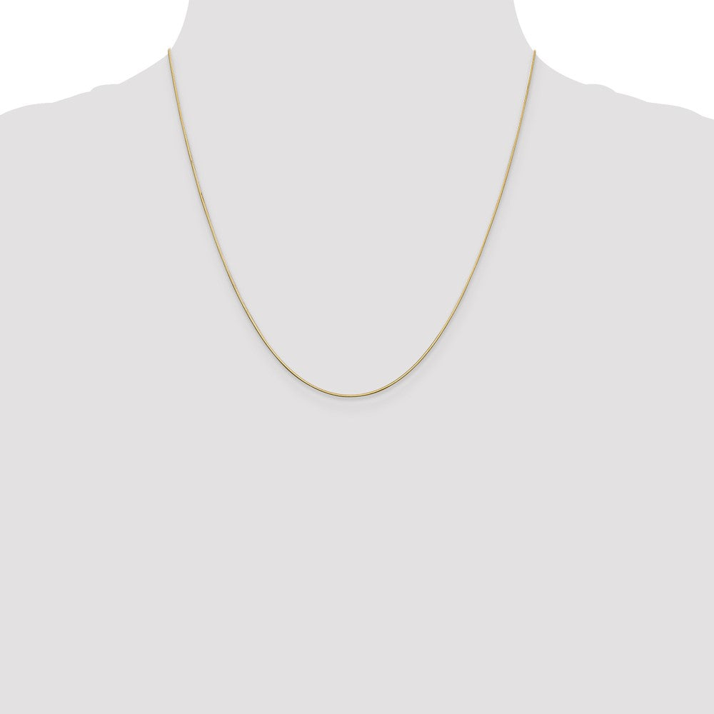 .8mm D/C Octagonal Snake Chain - Yellow Gold