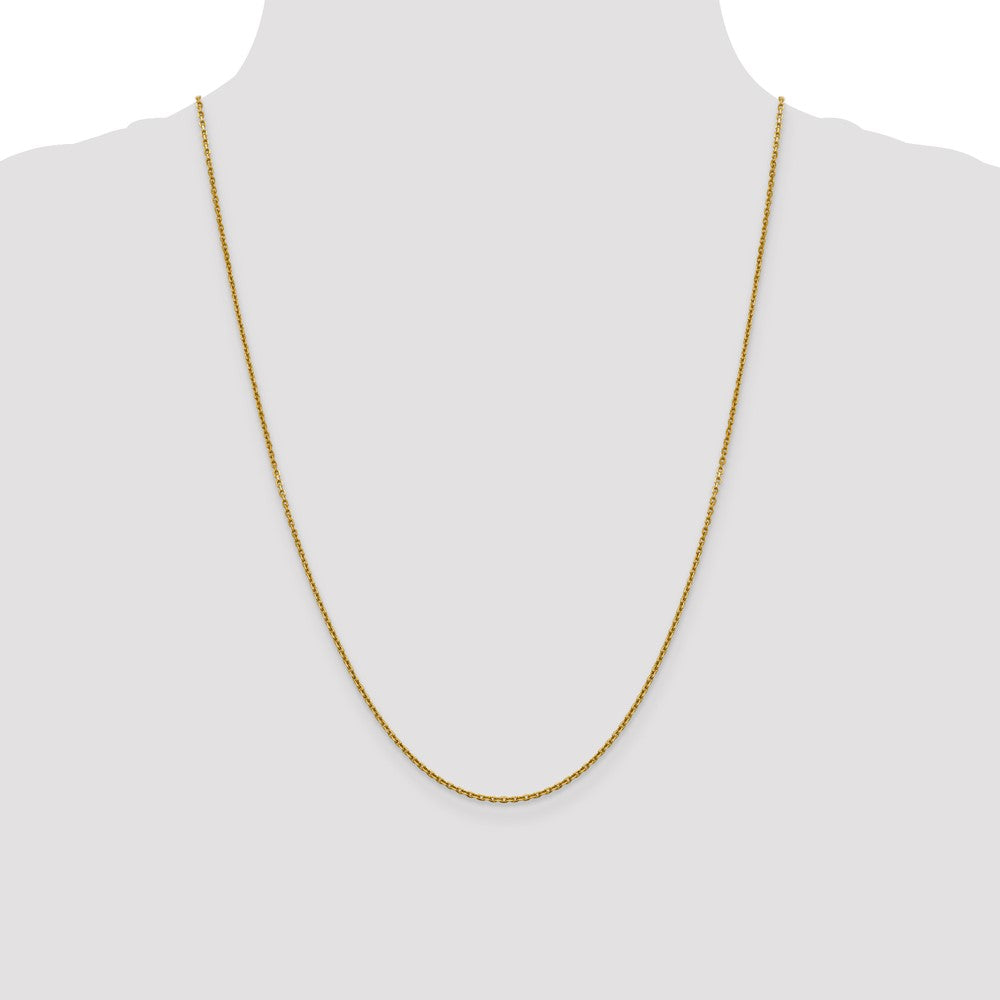 1.5mm D/C Cable Chain - Yellow Gold