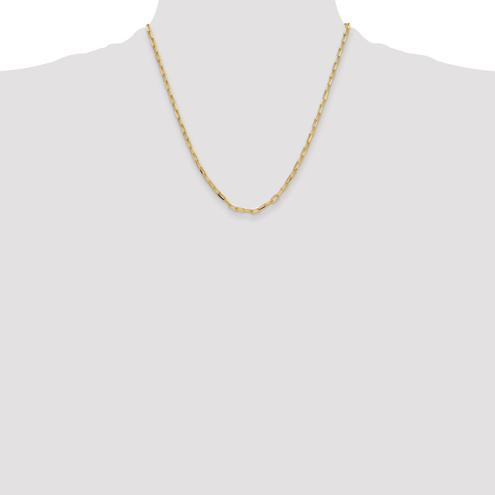 3.5mm Solid Beveled D/C Paperclip Chain