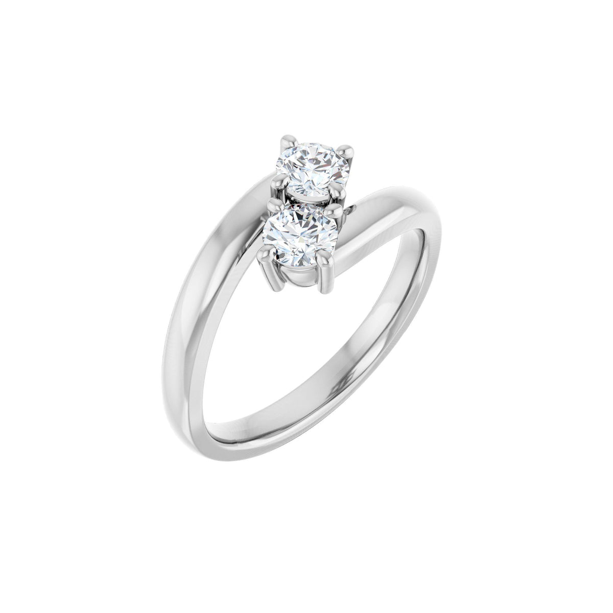 Natural Diamond Two-Stone Ring