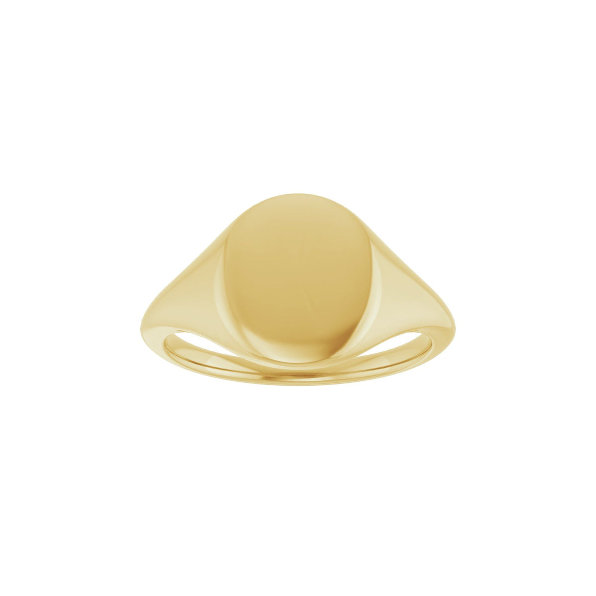 Oval Signet Ring (11 x 9mm)