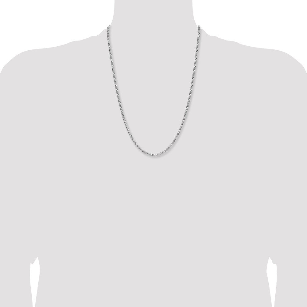 WG 2.2mm Solid Beveled D/C Paperclip Chain