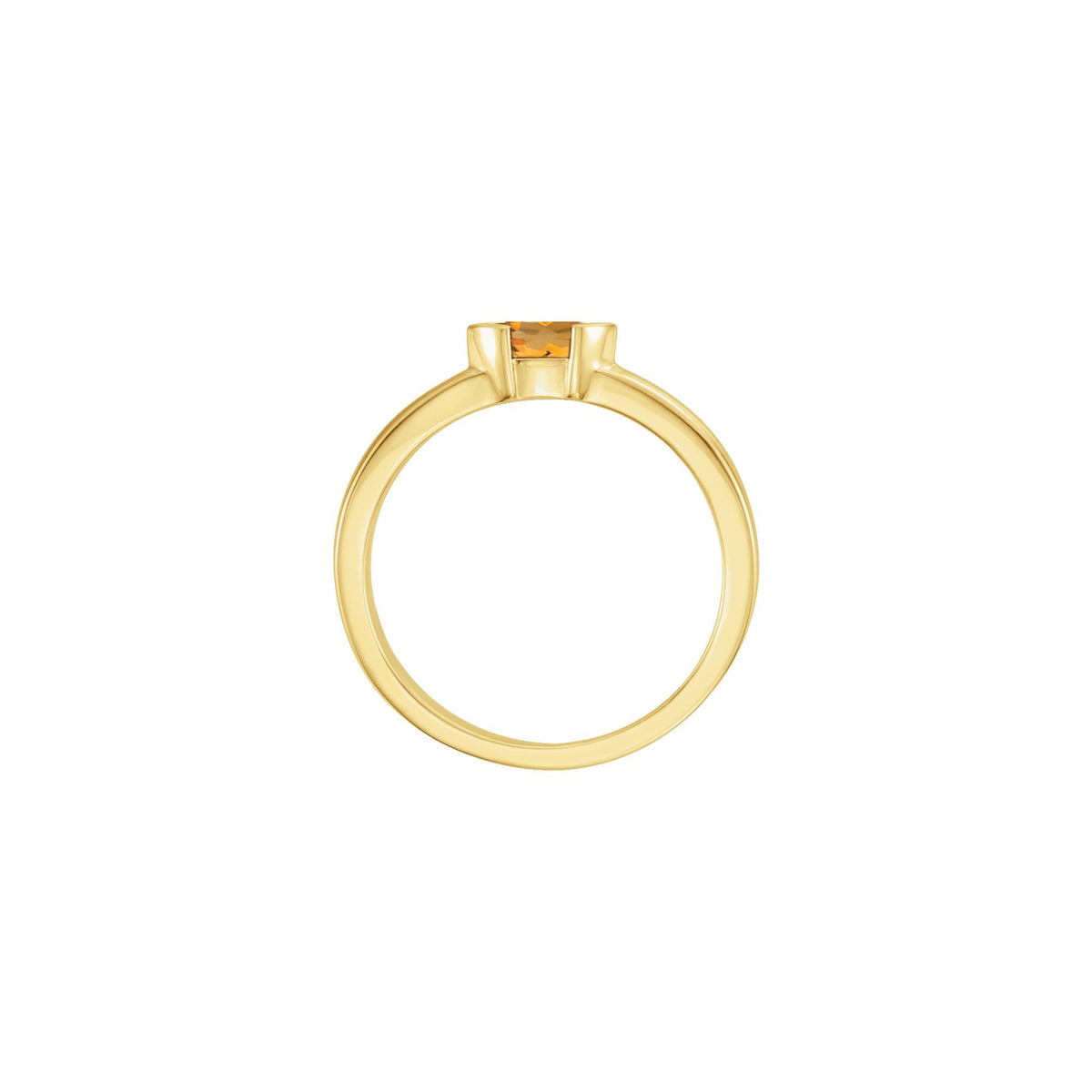 Natural Citrine Stackable Family Ring