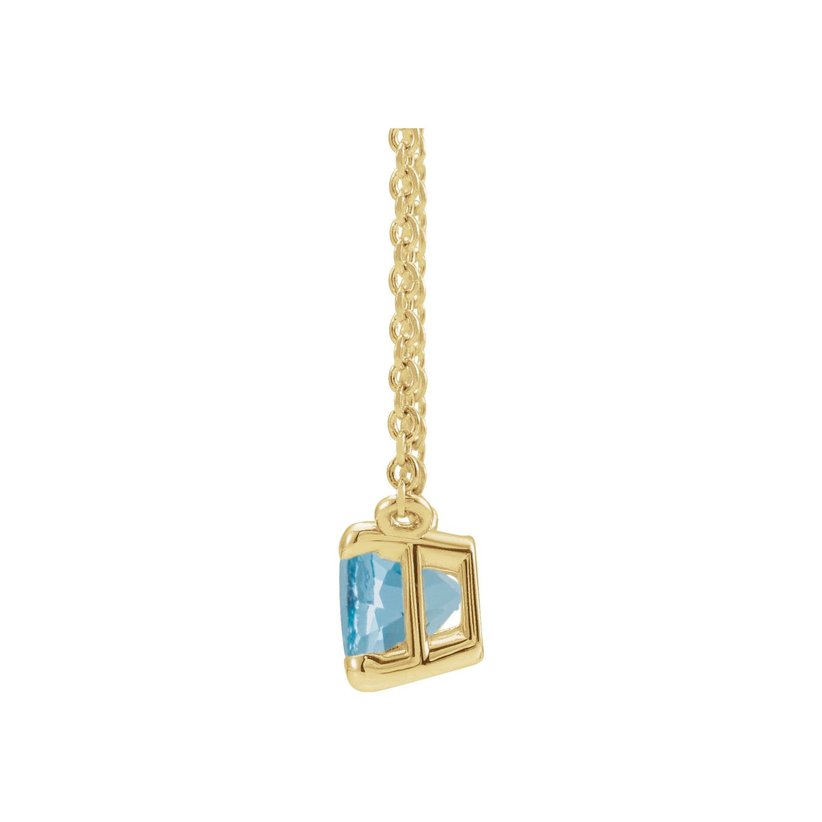 Natural Aquamarine 18" Necklace