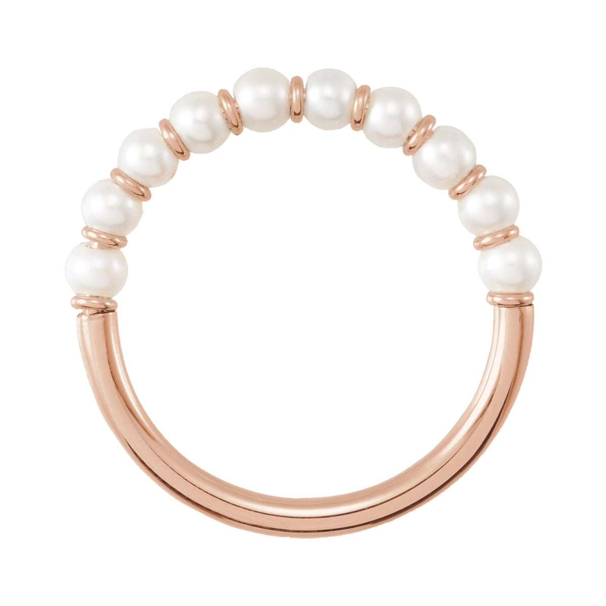 Cultured White Freshwater Pearl Ring
