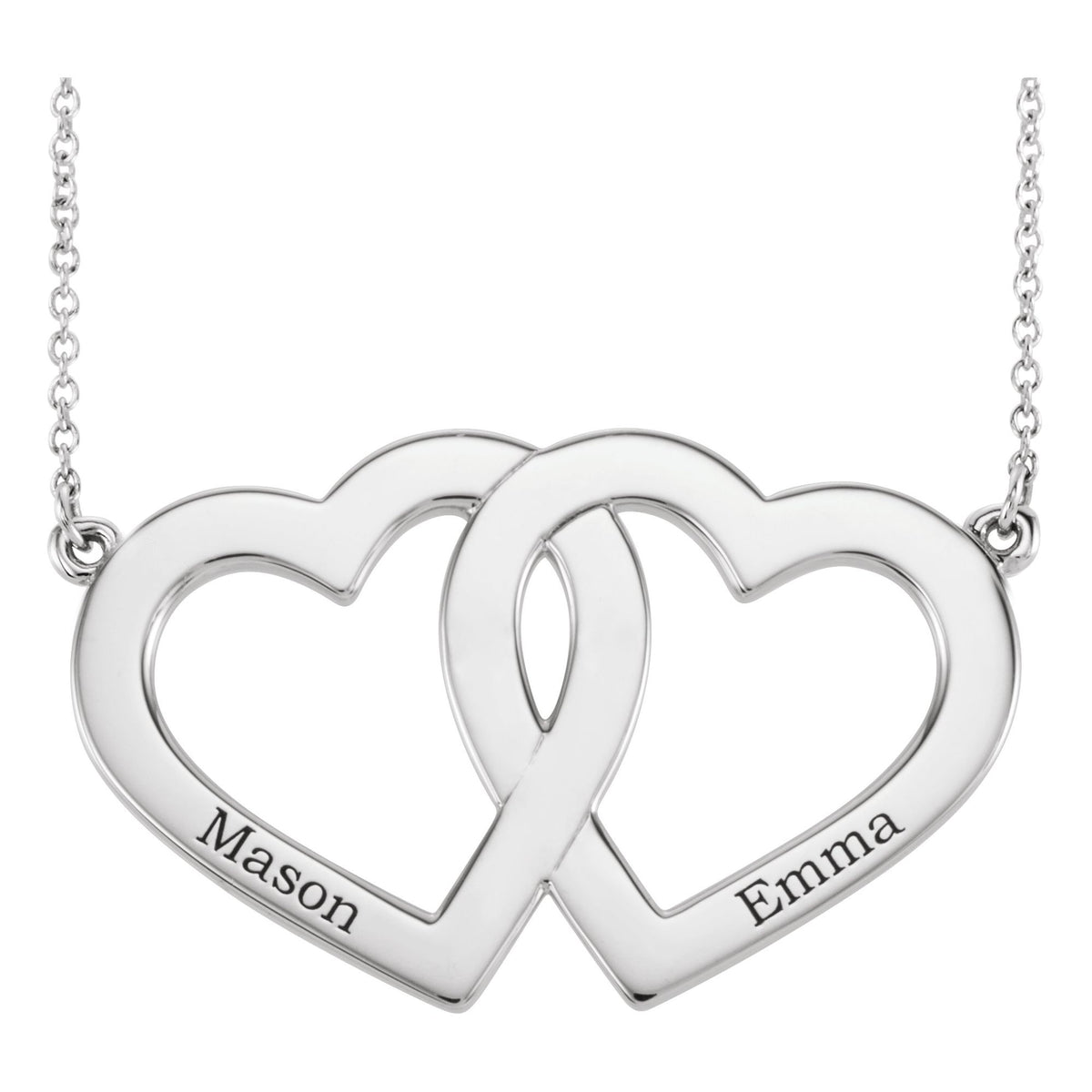Engravable Family Heart 18" Necklace