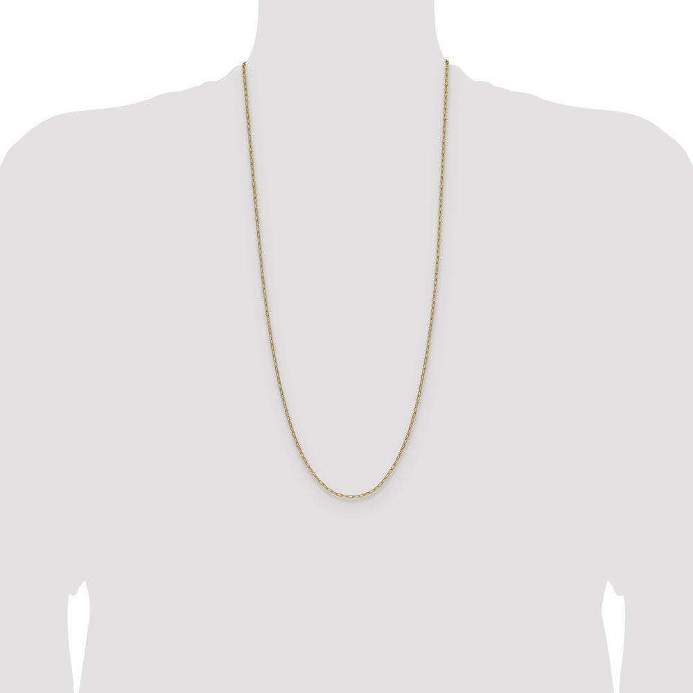 2.2mm Semi-Solid Beveled Paperclip Chain