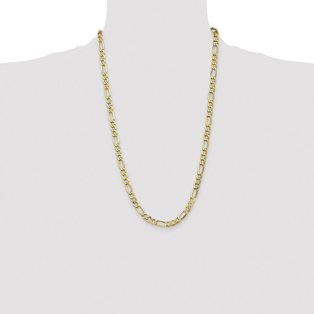 7.3mm Semi-Solid Figaro Chain
