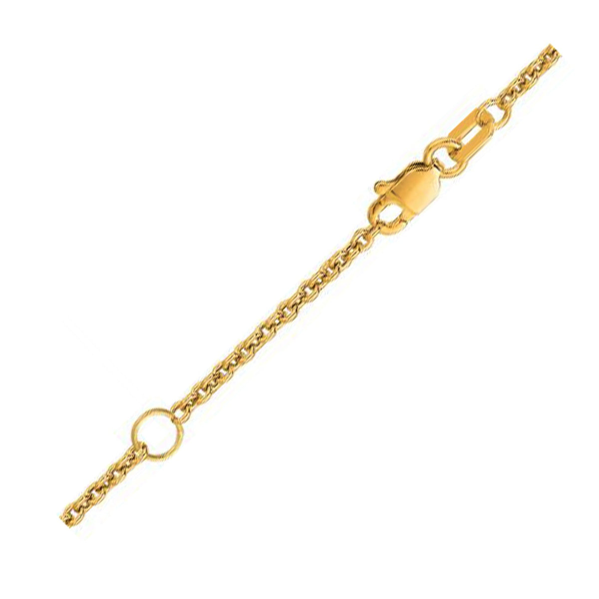 Extendable Cable Chain in 18k