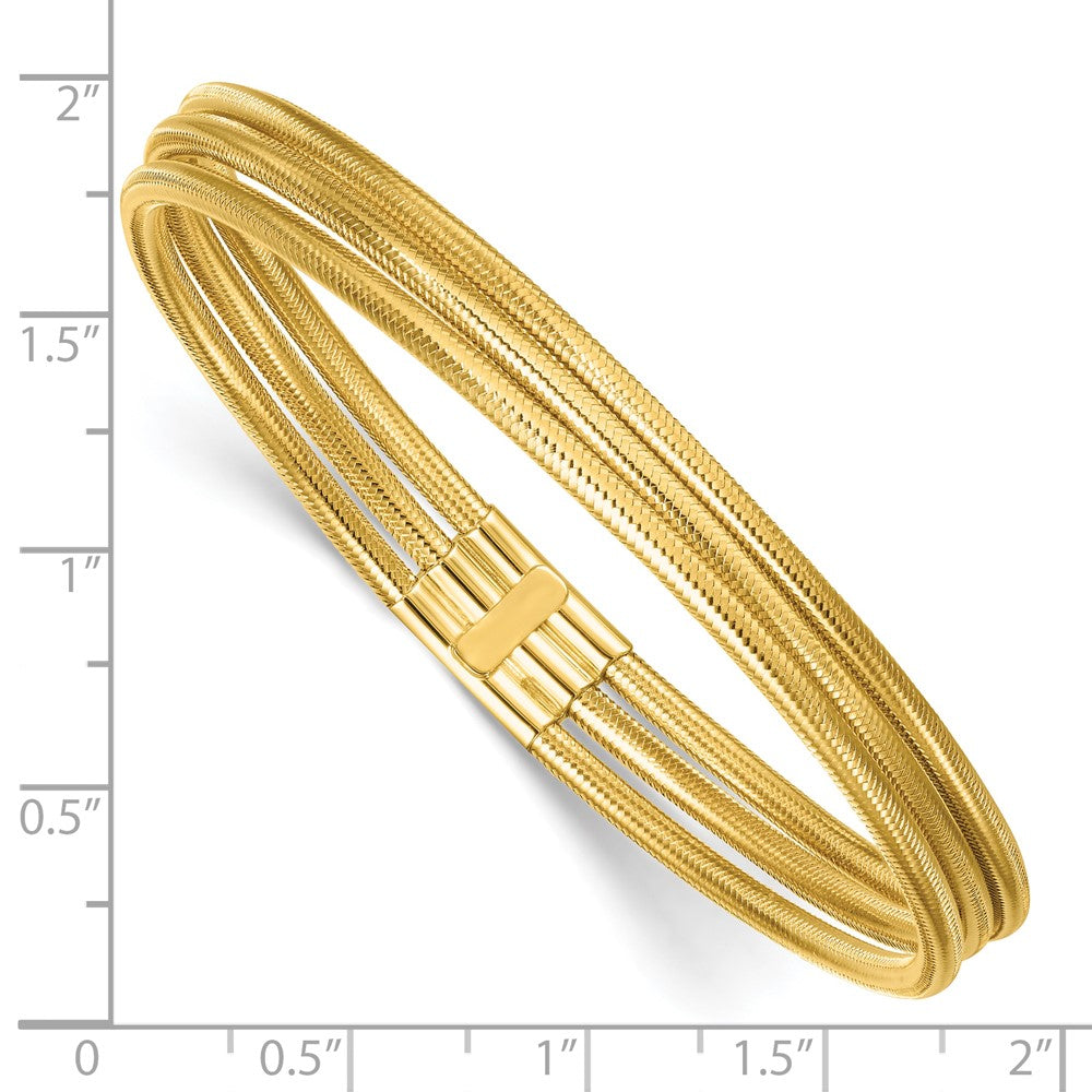 3 Strand Mesh Stretch Bracelet