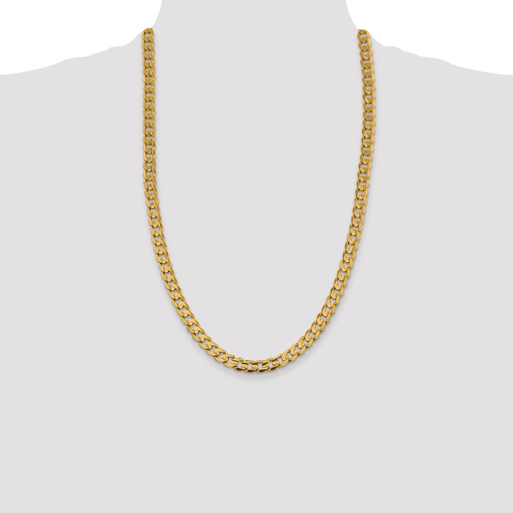 7.5mm Open Concave Curb Chain