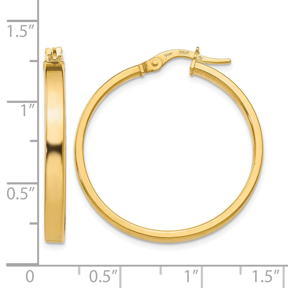 Polished Earrings - 3mm, 1.91g