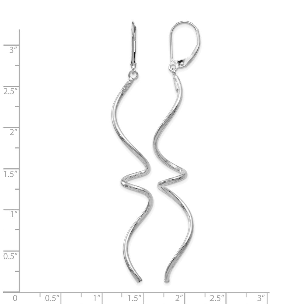 Twisted Leverback Earrings