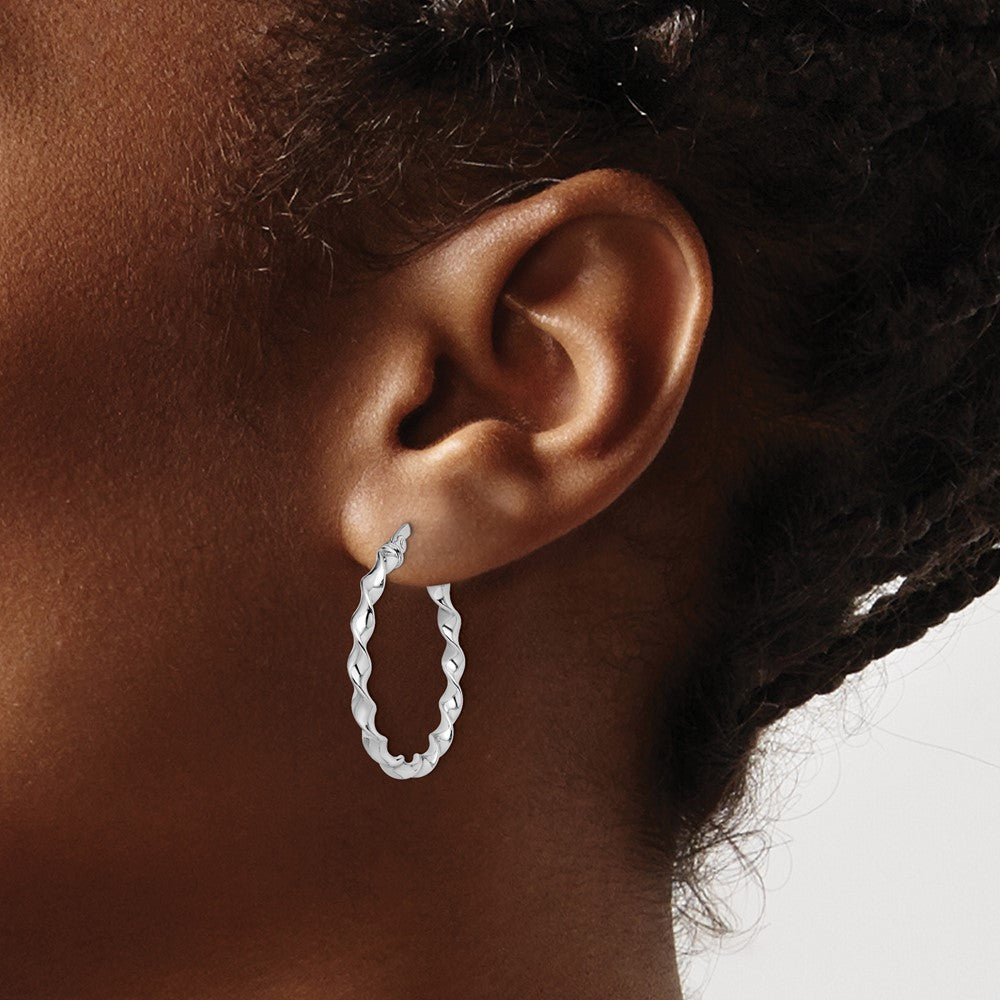 Twisted Hoop Earrings