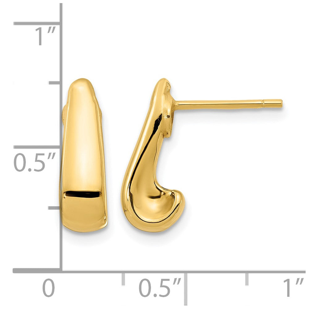 Polished Post Earrings - 5mm