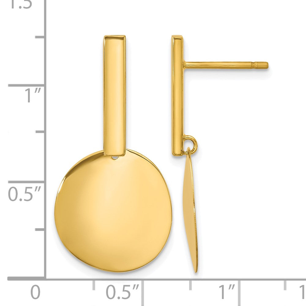 Polished Drop Post Earrings