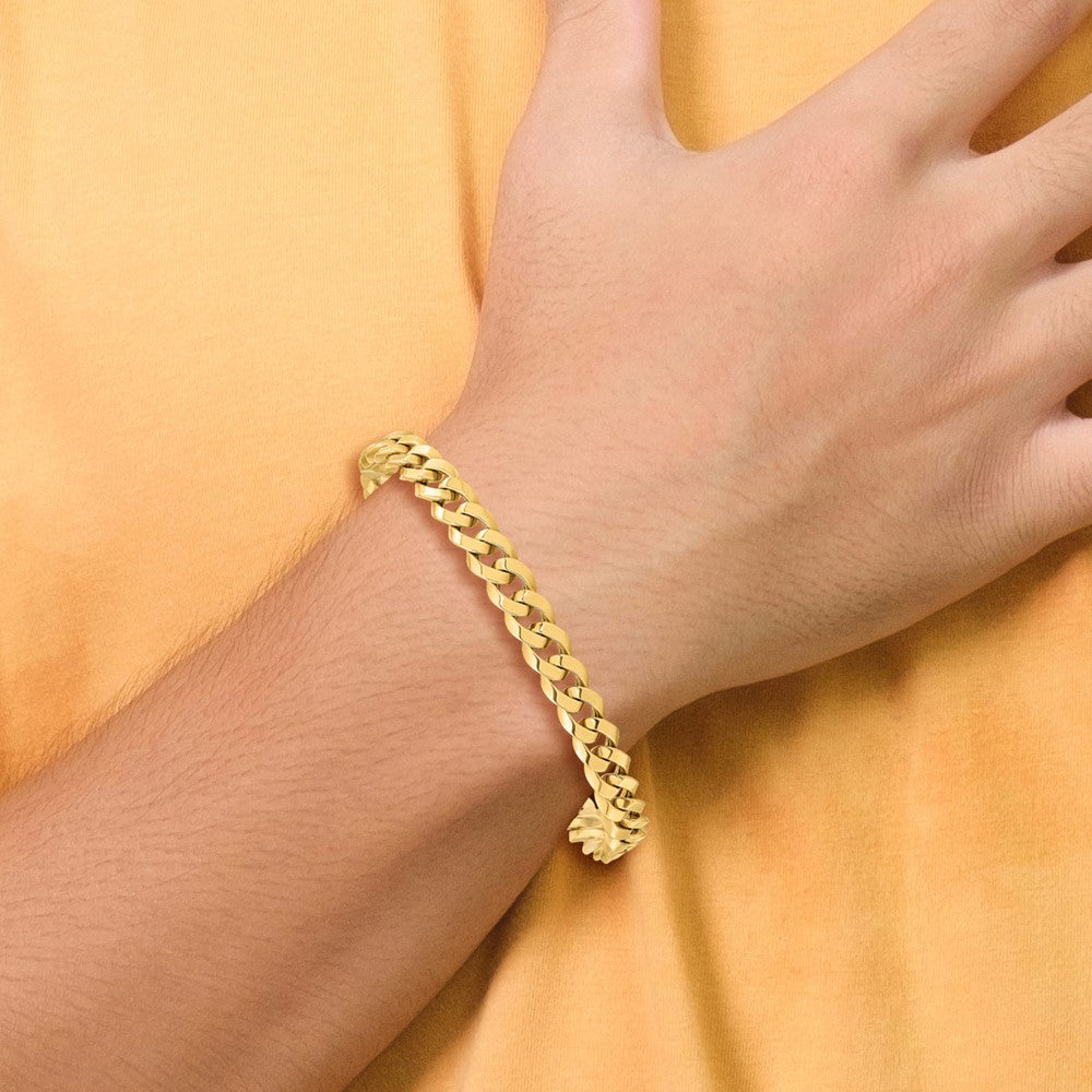 7.0mm Beveled Curb Bracelet 8"
