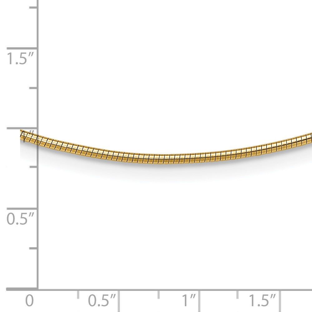 1.4mm Round Omega 18"