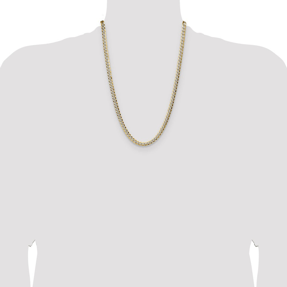 5.9mm Lightweight Pavé Flat Cuban Chain