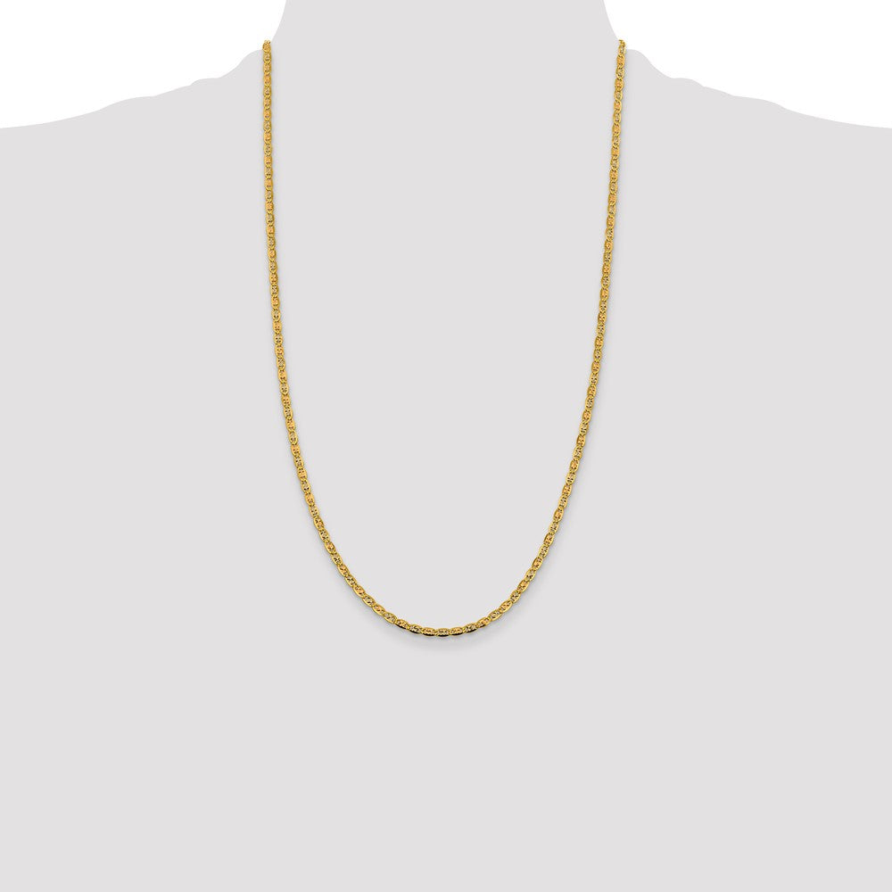 2.75mm Pavé Valentino Chain
