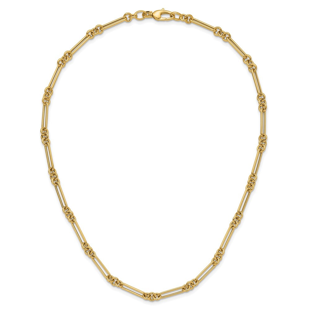 Polished Fancy Link Necklace