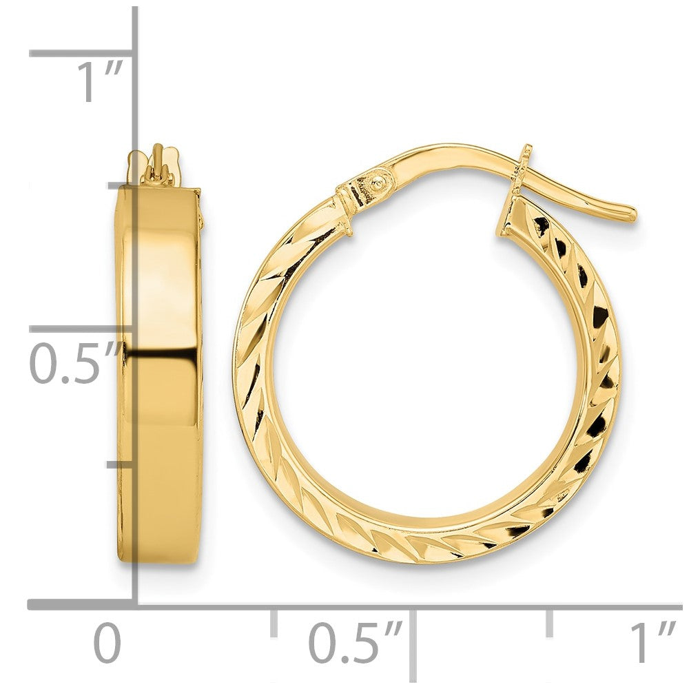 Polished Hoop Earrings - 18.85mm