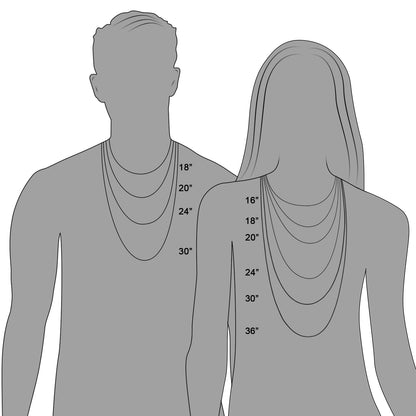Large Flat Oval Link Necklace in 14K Yellow Gold (7.90 mm)