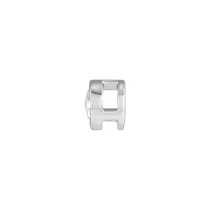 Natural Diamond Round Bezel-Set Pendant