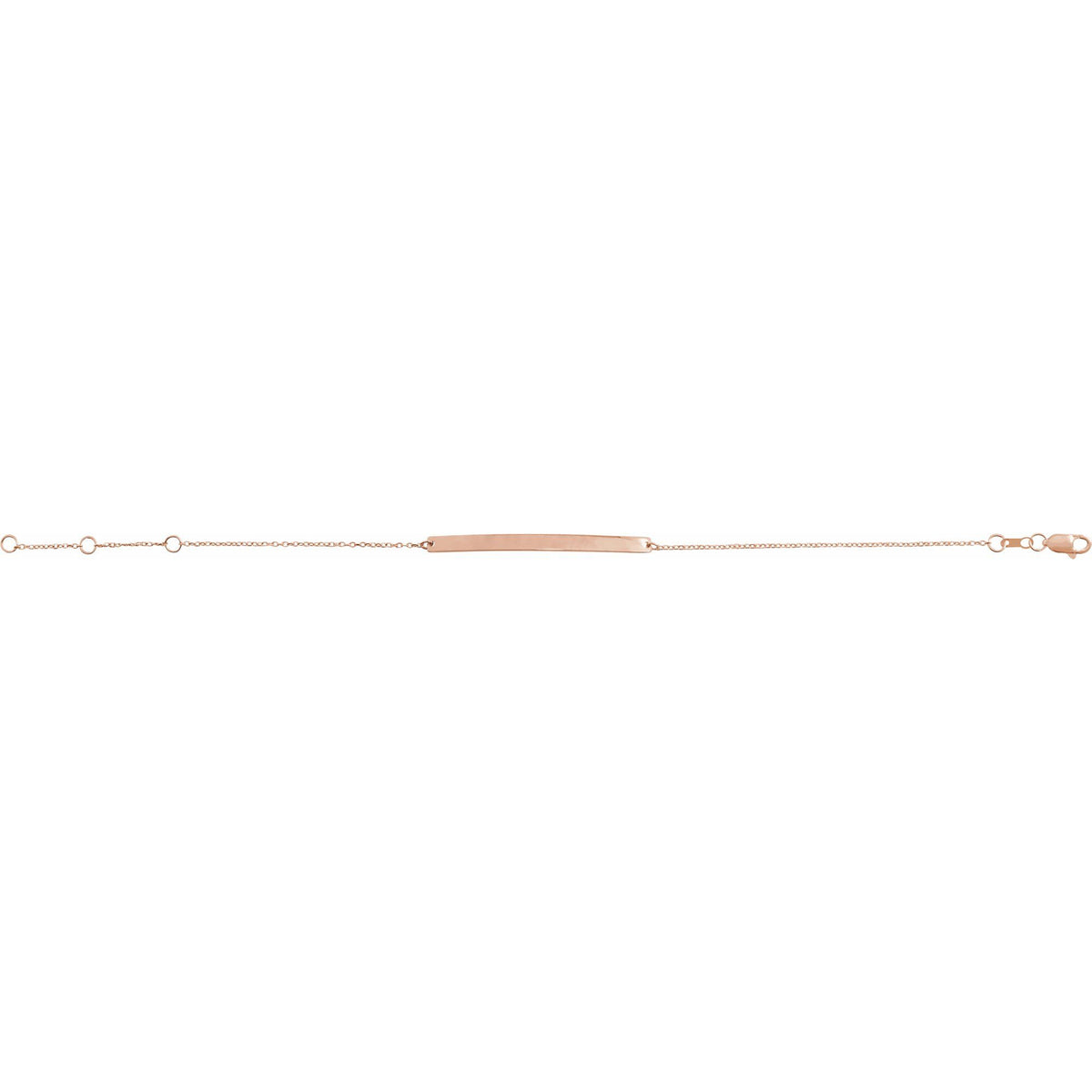 Engravable Skinny Bar 6 1/2-7 1/2" Bracelet
