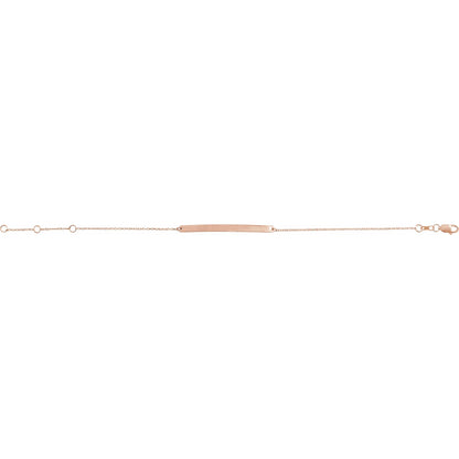 Engravable Skinny Bar 6 1/2-7 1/2" Bracelet