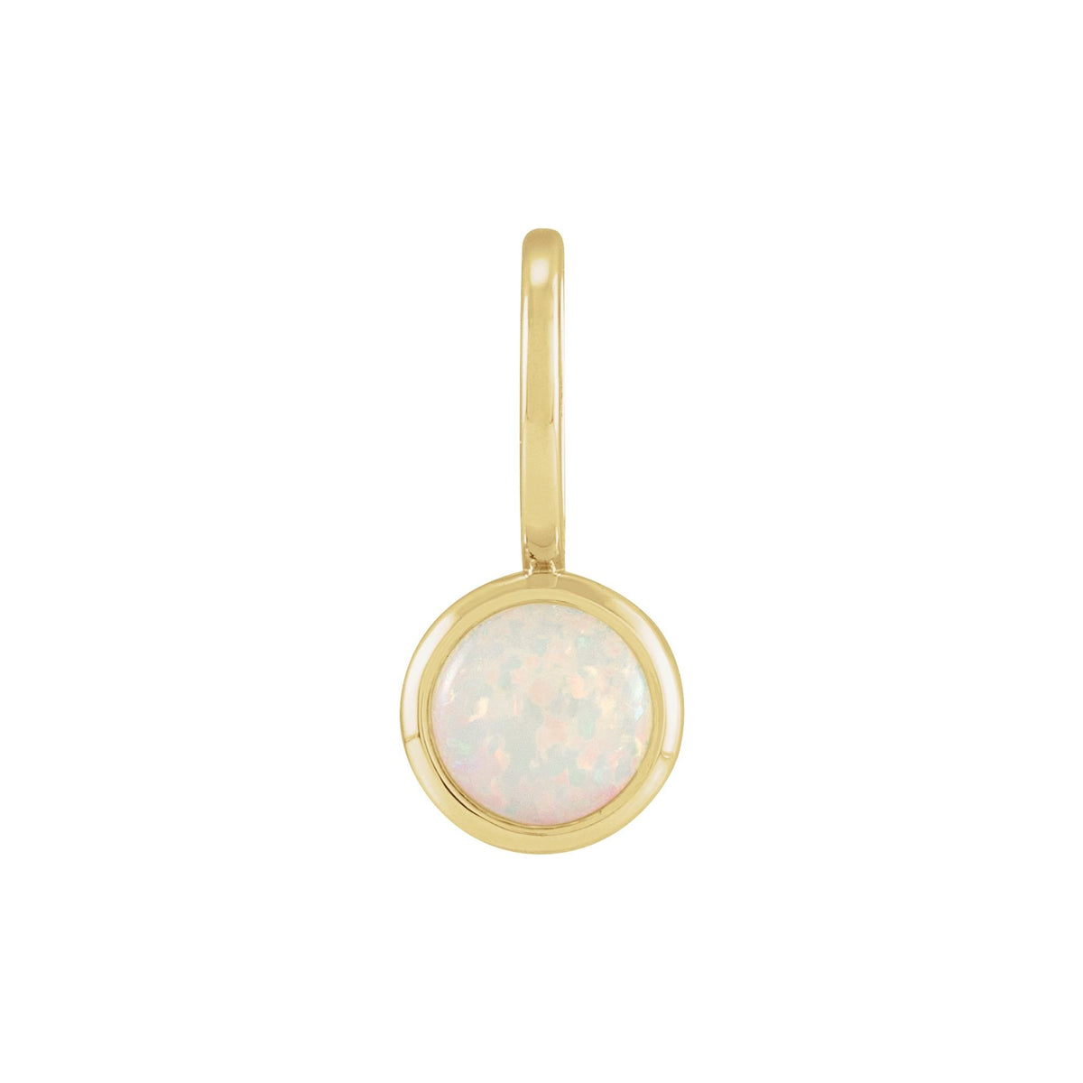 Natural White Opal Charm/Pendant