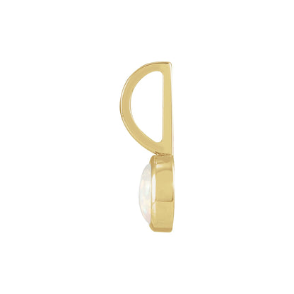 Natural White Opal Charm/Pendant