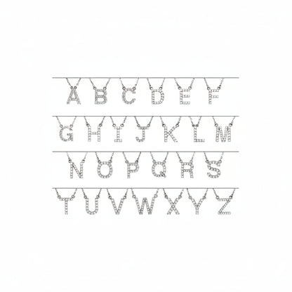 1/8 CTW Natural Diamond Initial H 16" Necklace